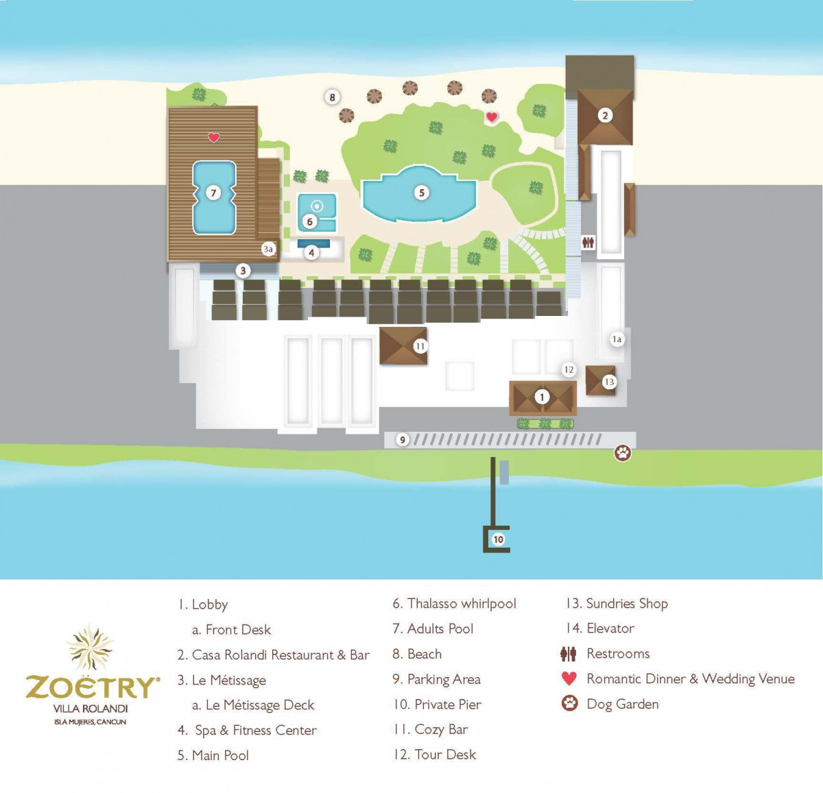 ZOETRY VILLA ROLANDI ISLA MUJERES CANCUN — фото 2